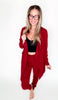 Cozy Joggers : Burgundy
