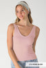 NS8467 - Reversible Scallop Edge Tank Top