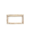 17037 - 7x4 wood frame blank sign w/white insert  DIY 12401