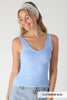 NS8467 - Reversible Scallop Edge Tank Top