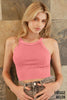 Nikibiki Vintage High Neck Crop Top