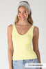 NS8467 - Reversible Scallop Edge Tank Top