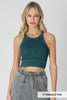 Nikibiki Vintage High Neck Crop Top