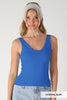 NS8467 - Reversible Scallop Edge Tank Top