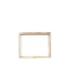 17038 - 10x8 wood frame blank sign w/white insert  DIY 12402