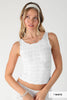 NS8474 - Floral Edge Top