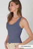 NS8467 - Reversible Scallop Edge Tank Top