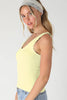 NS8467 - Reversible Scallop Edge Tank Top