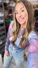 Mesh Top: Blue and Pink Tie Dye
