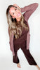 Luxe Cardigan : Plum
