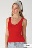 NS8467 - Reversible Scallop Edge Tank Top