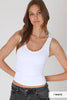 NS8467 - Reversible Scallop Edge Tank Top