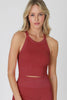 Nikibiki Vintage High Neck Crop Top