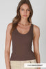 NS8467 - Reversible Scallop Edge Tank Top